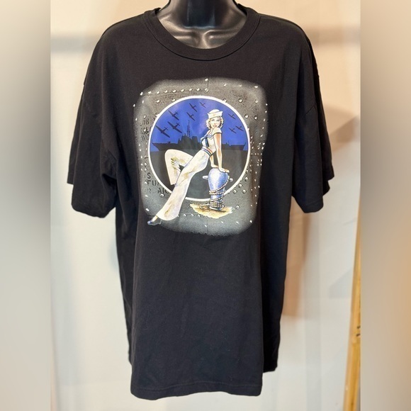 Rothco Navy Pinup Girl Teeshirt Size XL